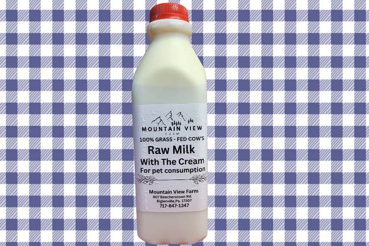 Raw Dairy Milk - pint (for Pets)