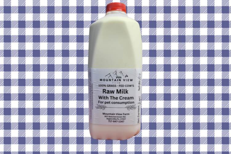 Raw Dairy Milk - 1/2 Gallon (for pets)
