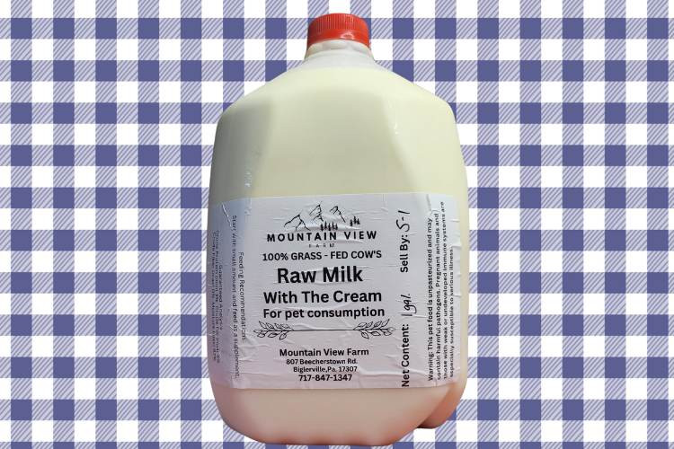 Raw Dairy Milk - Gallon (for pets)